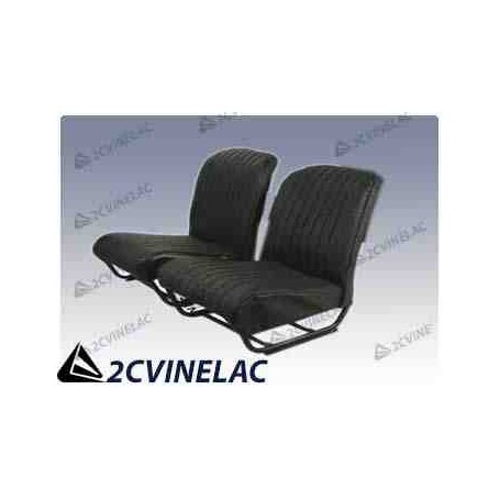REF 4844. JUEGO TAPICERIA PARA DOS ASIENTOS DELANTEROS PARA AK EN SKAY NEGRO.